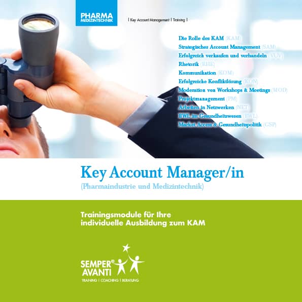 Semper Avanti: Key Account Manager/in Broschüre
